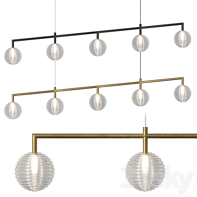 Aromas del Campo Doul Linear Pendant 3D Model