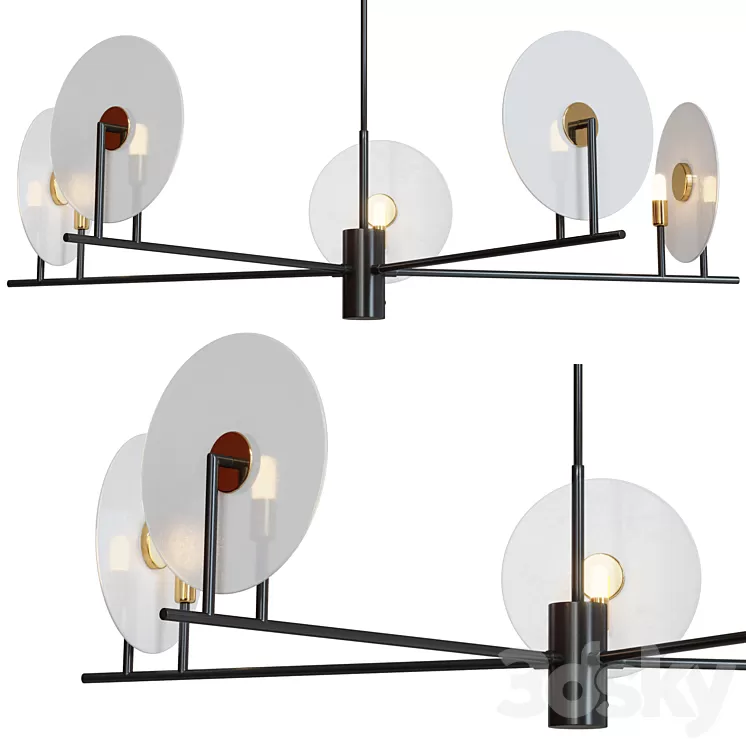 Aromas del Campo Erto C1257/5 chandelier 3D Model