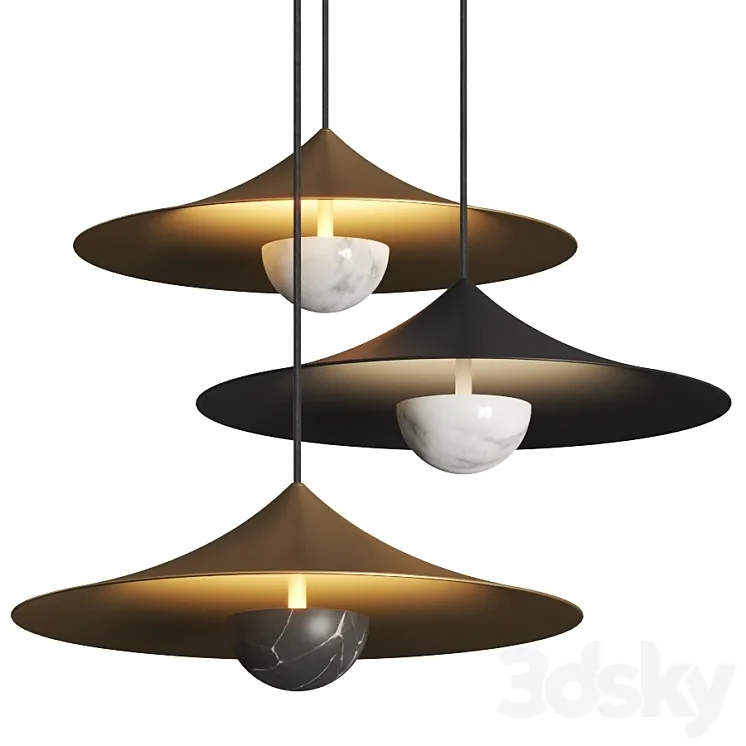 Aromas del Campo Hat Pendant Lamp 3D Model Free
