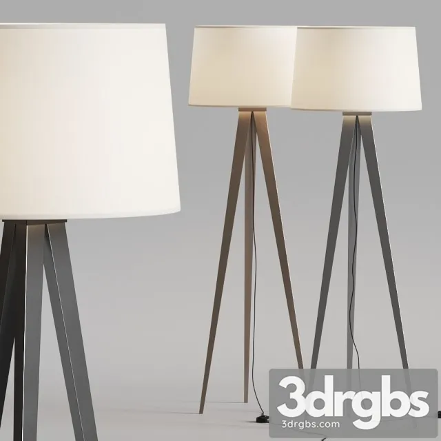 Aromas Del Campo Tripod Floor Lamps 3D Model Free