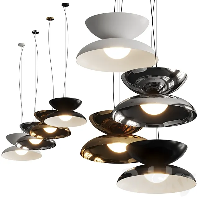 Aromas del Campo Yoyo Pendant Lamps 3D Model