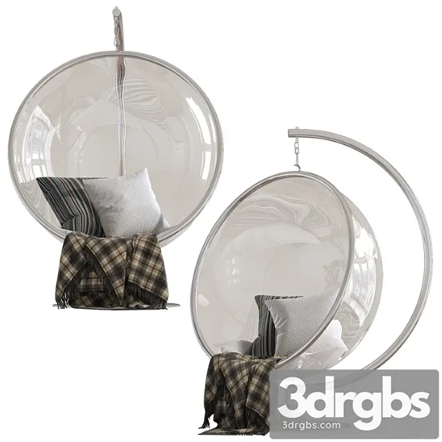 Aron living bubble chair with stand