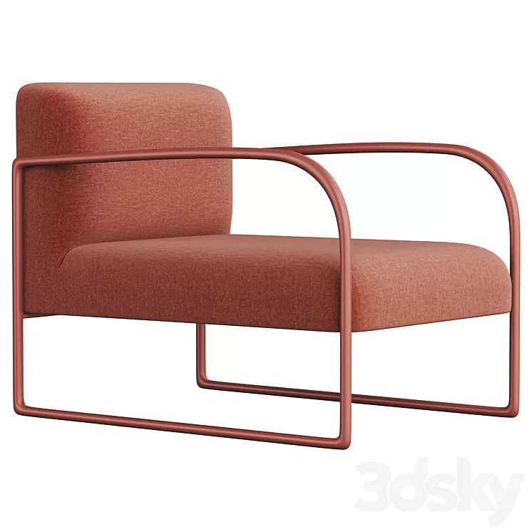 Arper Arcos Armchair 3D Model Free