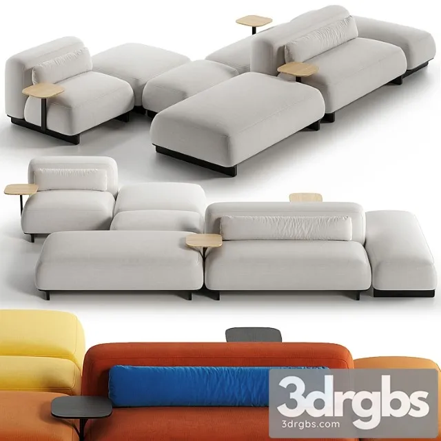 Arper Ralik Modular Sofa 3D Model Free