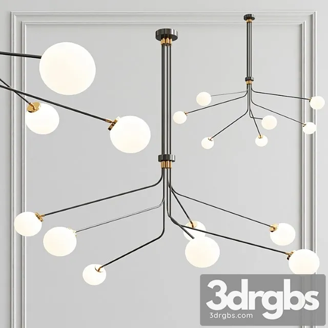 Array Opal Extended Pendant 3D Model Free