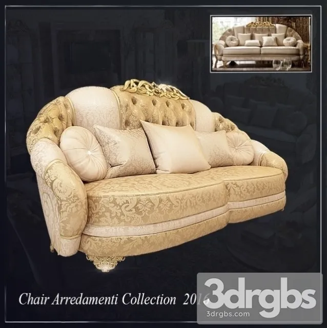 Arredamenti Collection 2016 Sofa 3D Model Free