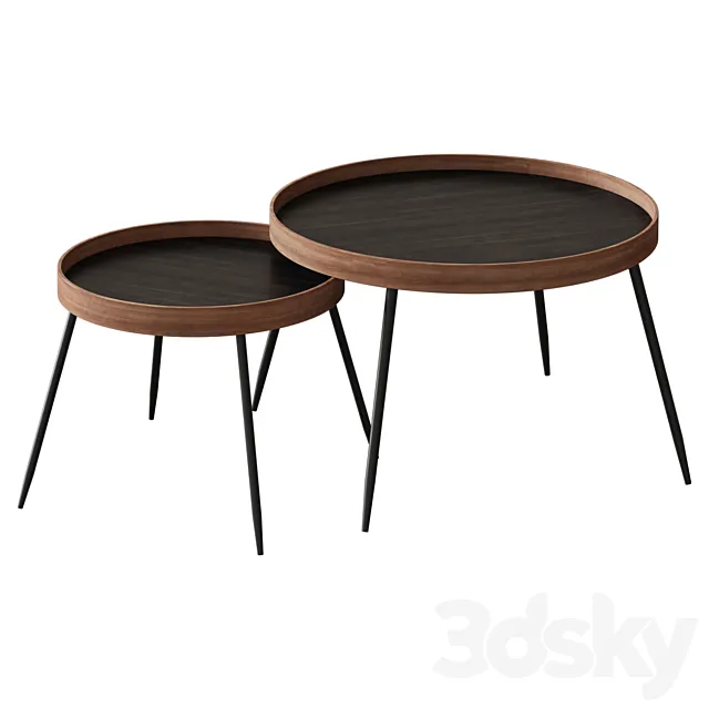 art. 54709-1 COFFEE TABLE SCANDINAVIAN 3D Model