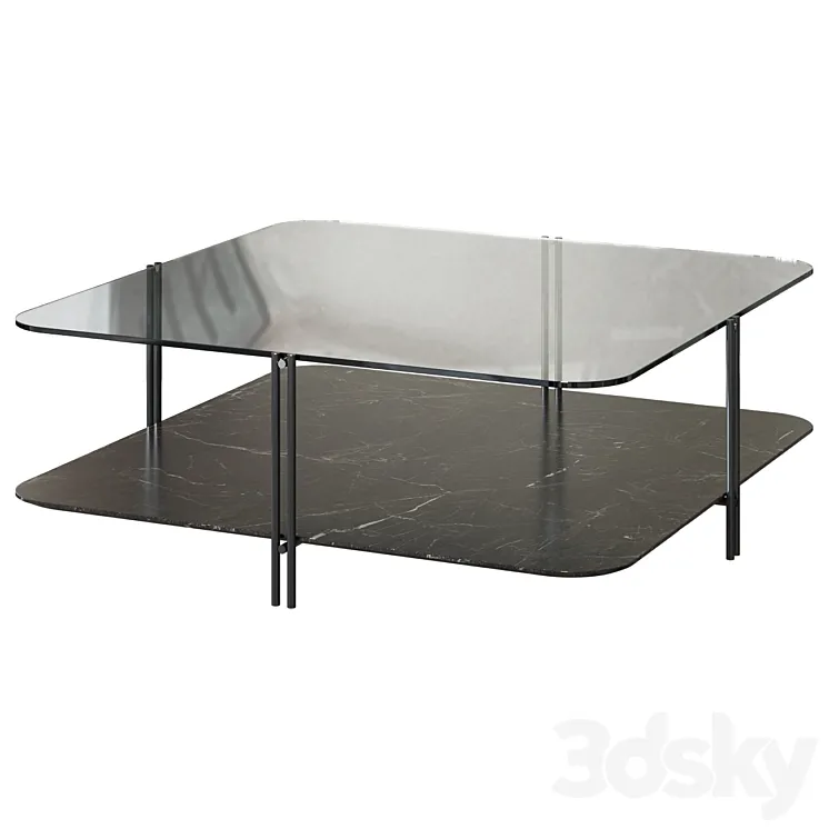 art. Biplane-2 COFFEE TABLE BIPLANE CATTELAN ITALIA STYLE 3D Model Free