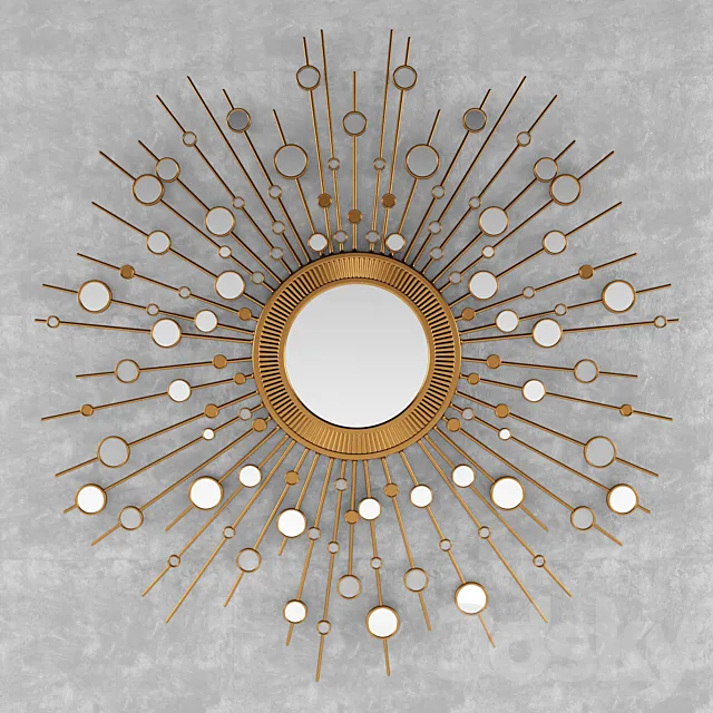 Art deco mirror 3DModel