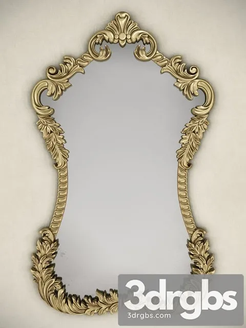Art Deco Mirror Mam 104 3D Model Free