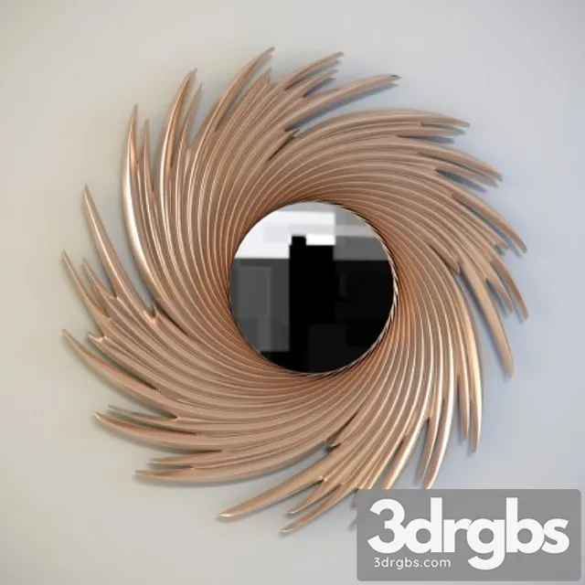 Art-deco sun 3D Model Free