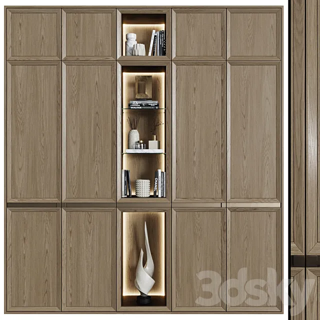 Art Deco Wardrobe 16 3DModel