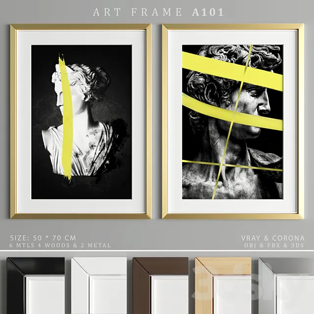 Art Frame A101 3D Model