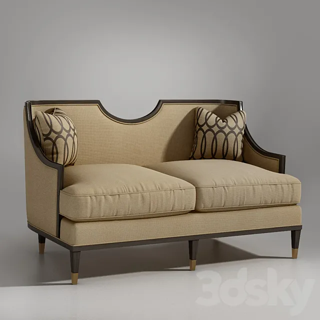 ART Furniture Harper Mineral Loveseat 3DModel
