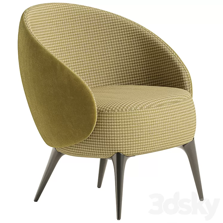 ART NOVA - HELEN ARMCHAIR 3D Model