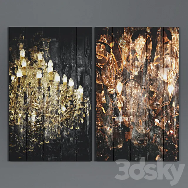 Art Panels by LA AURELIA 3D Model