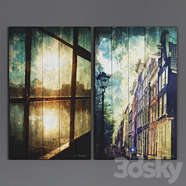 Art Panels by LA AURELIA 3D Model