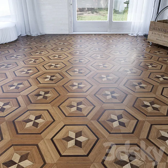 Art parquet 01 3D Model