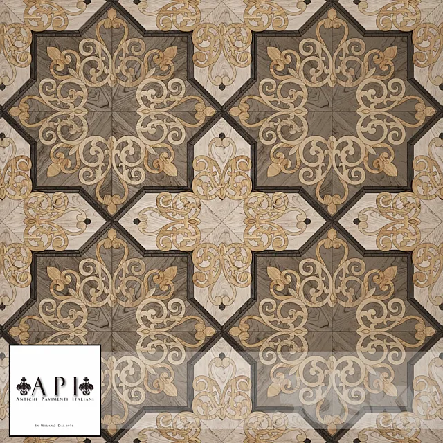 Art parquet 2 3DModel