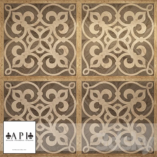 Art parquet 3 3D Model