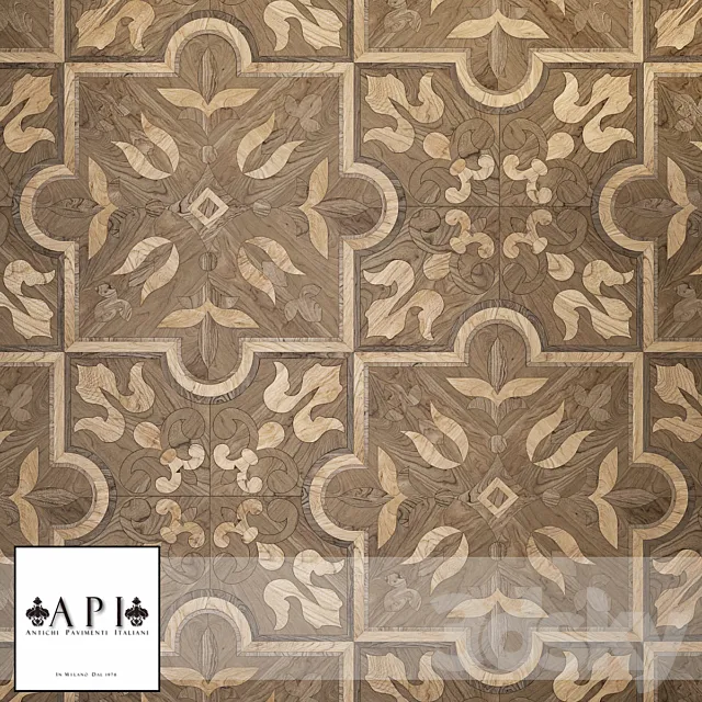 Art parquet 3D Model