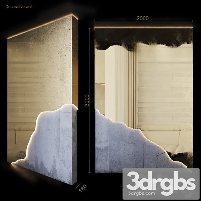 Art wall 3D Model Free