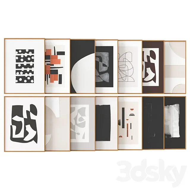 art work set_04 3DModel