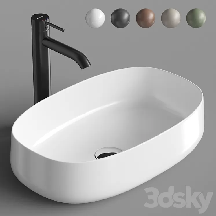 ArtCeram COGNAC 55 COL003 3D Model