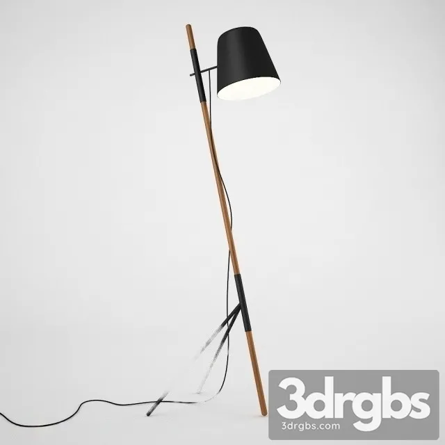 Artdelight Sleek Floor Lamp 3D Model Free