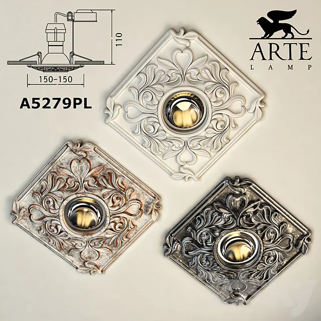 ARTE LAMP A5279PL 3D Model
