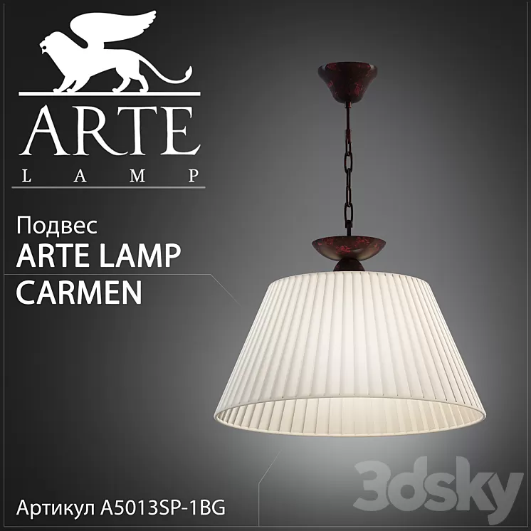 Arte Lamp Carmen A5013SP-1BG 3D Model