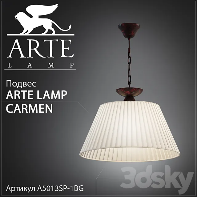 Arte Lamp Carmen A5013SP-1BG 3DModel
