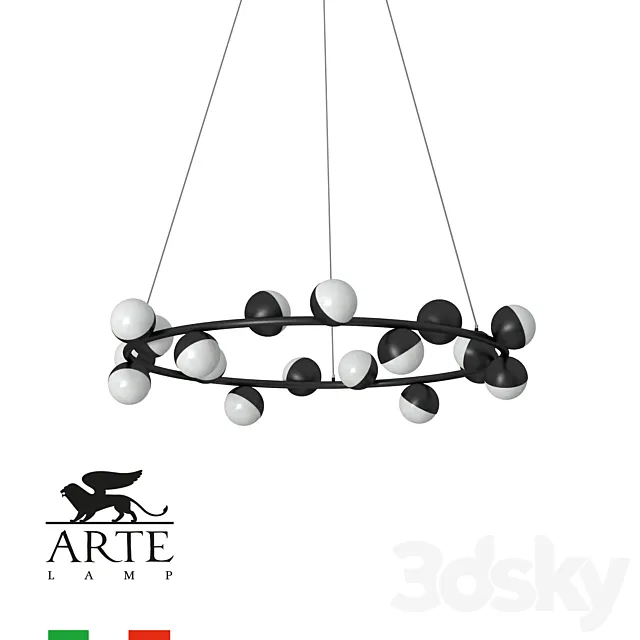 ARTE Lamp DEXTER A3619SP-18BK OM 3D Model