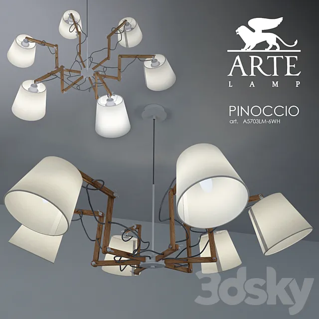 ARTE Lamp PINOCCIO 3D Model