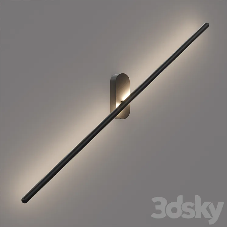 Arte Lamp Prima A2028AP-1BK 3D Model Free Download
