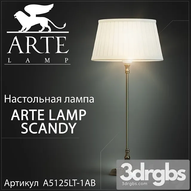 arte lamp scandy a5125lt-1ab 3D Model Free