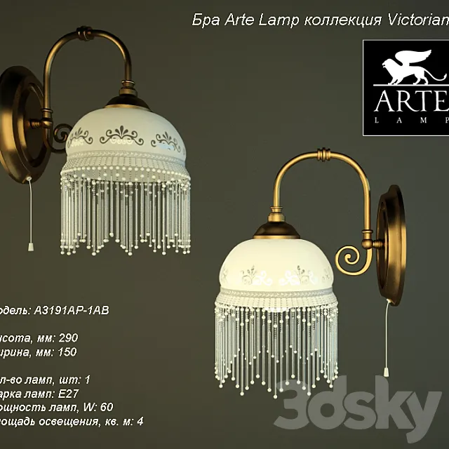 Arte Victoriana A3191AP-1AB 3D Model