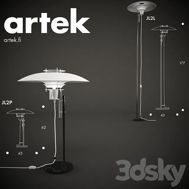 Artek JL2P JL2L 3DModel