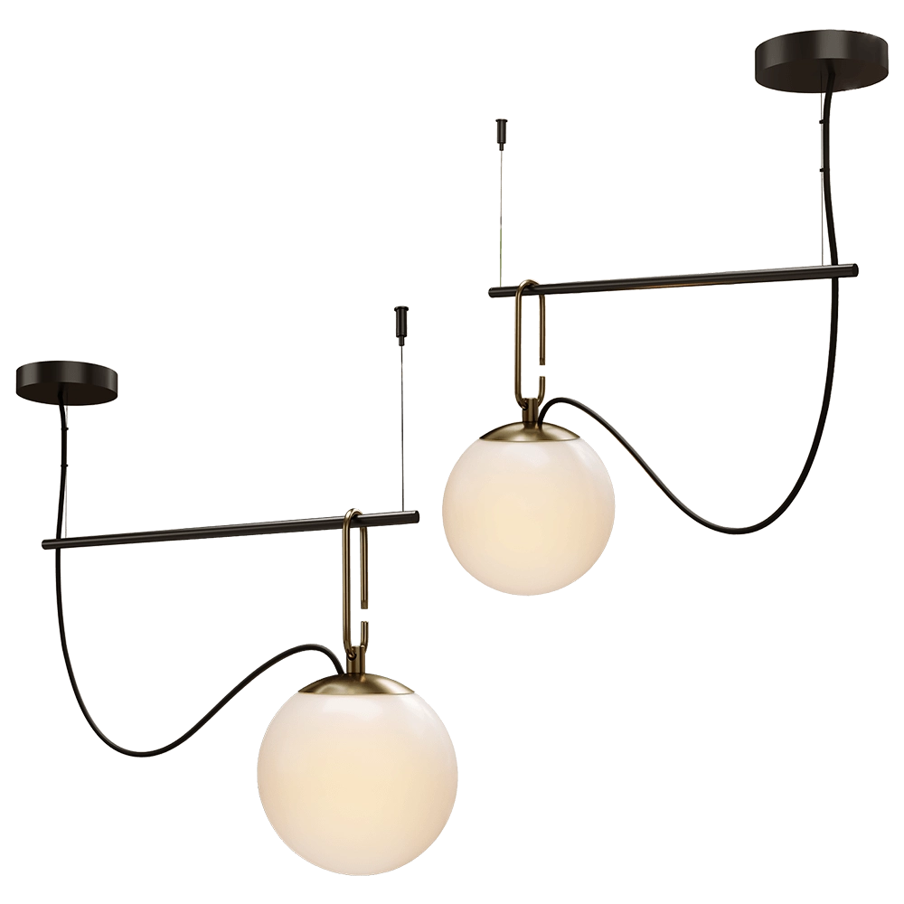 Artemide - Pendant lamp NG suspension 3D Model
