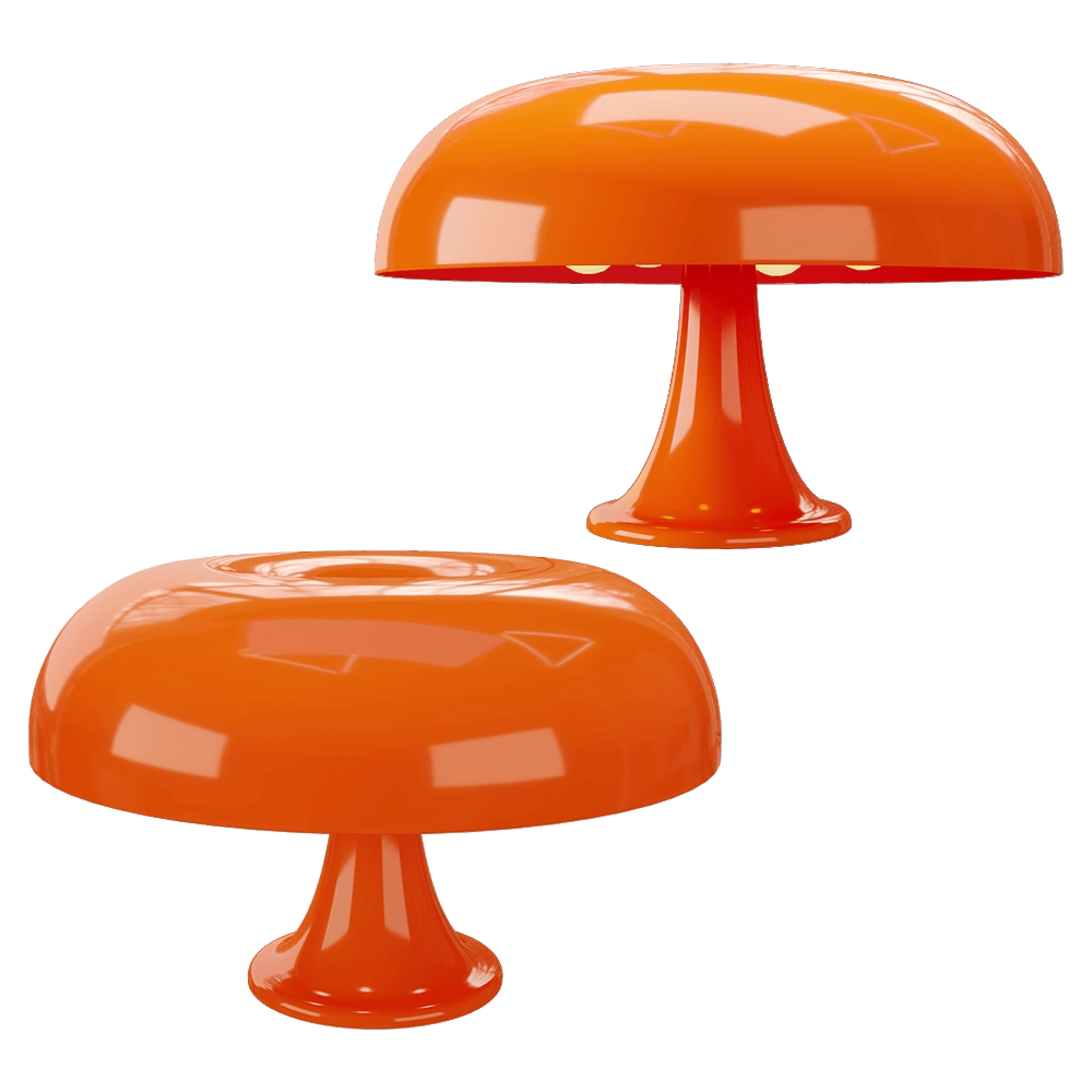 Artemide - Table lamp Nesso Orange 3D Model