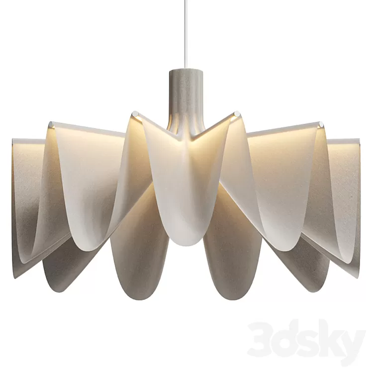 Artemide Veil Coated Pendant Lamp 3D Model Free