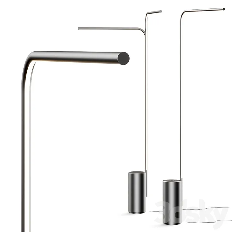 Artemide Veil Floor Lamps 3D Model Free