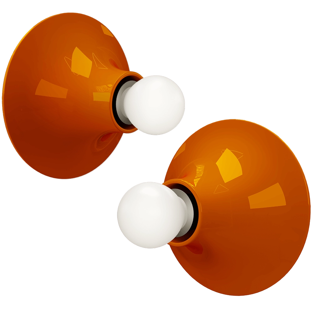 Artemide - Wall lamp teti orange 3D Model
