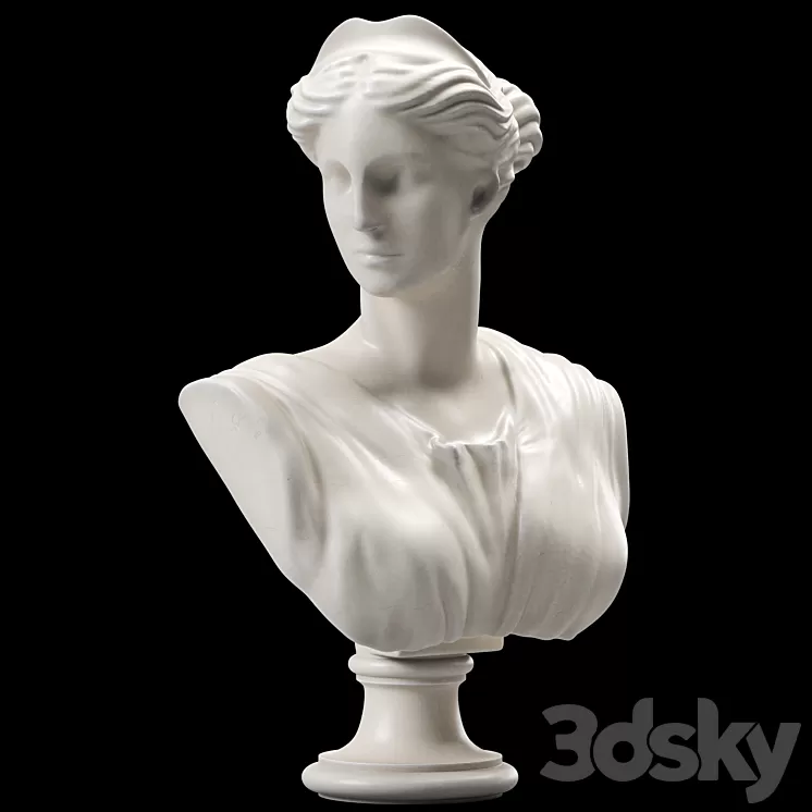 Artemis Bust Ancient Greek Goddess of Hunt