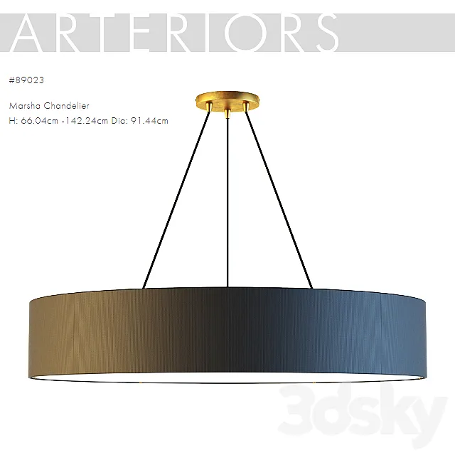 ARTERIORS _ Marsha Chandelier 3D Model