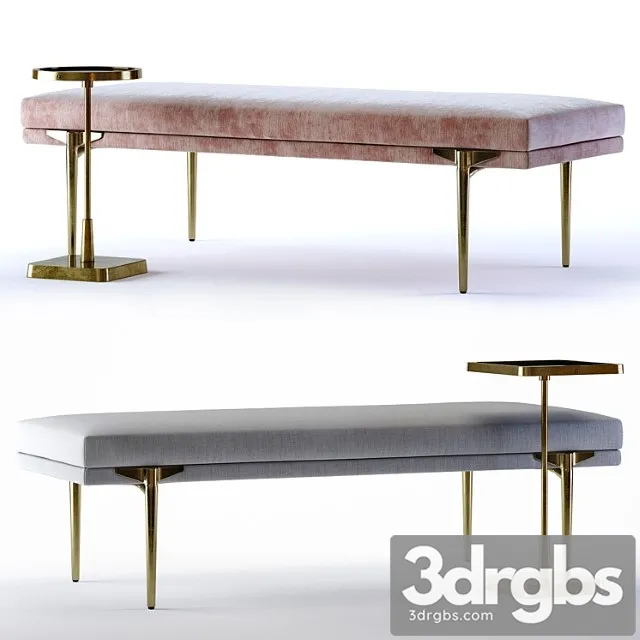 Arteriors Andrea Benches And Kaela Tables 3D Model Free