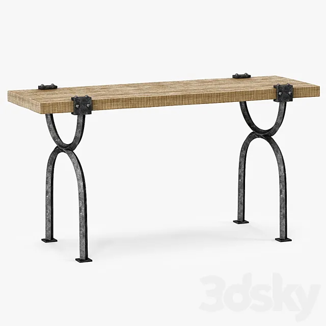 Arteriors Atlas Console 3D Model