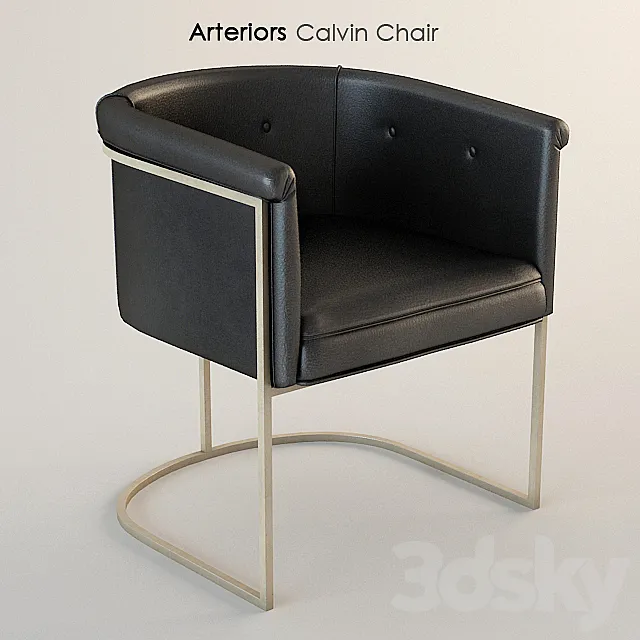 Arteriors Calvin Chair 3D Model