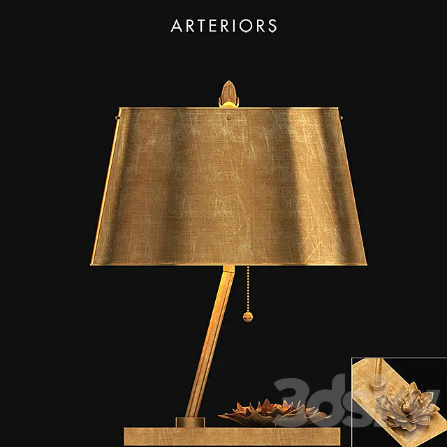 Arteriors Corsage lamp 3D Model