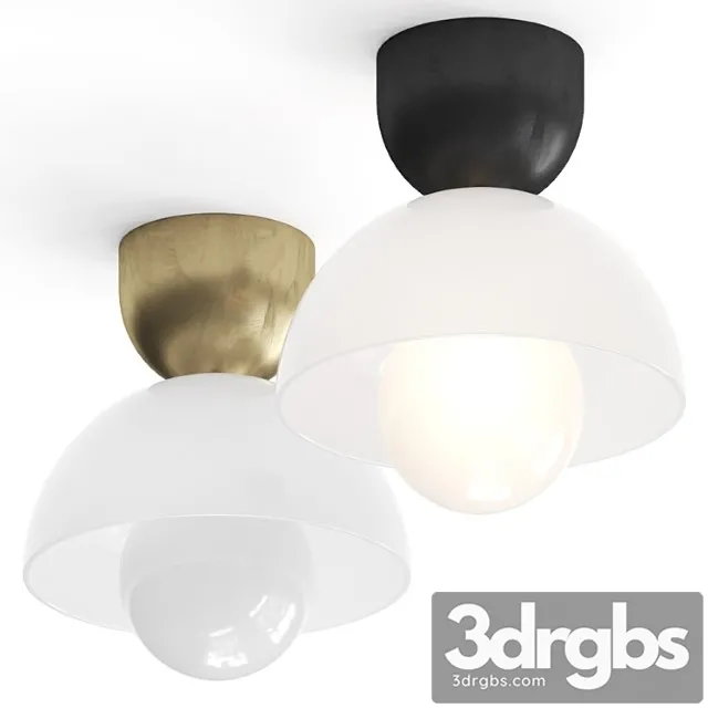 Arteriors Donley Flush Mount Ceiling Lamp 3D Model Free